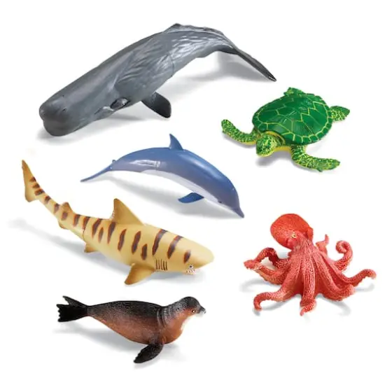 Learning Resources Jumbo Ocean Animals, 6ct. {1}