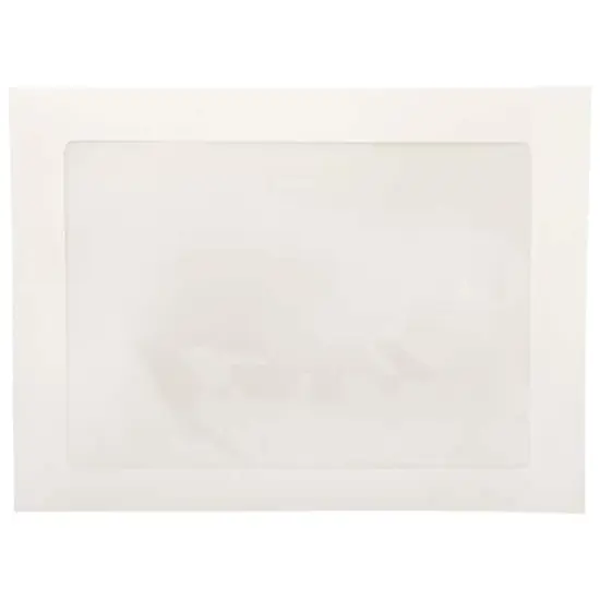 JAM Paper 9" x 12" White Booklet Commercial Window Envelopes, 25ct. {1}