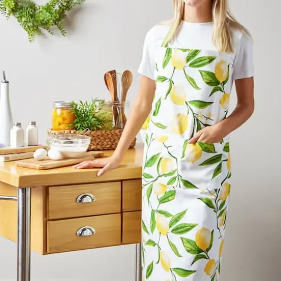 Lemon Bliss Print Chef Apron {3}