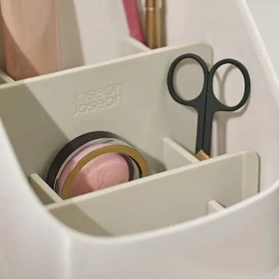 Joseph Joseph Viva Pedestal Mirror with Cosmetic organizer  {5}