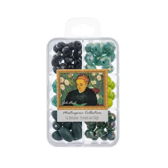 John Bead Masterpiece Collection Glass Bead Box Mix La Berceuse/Vincent van Gogh {1}