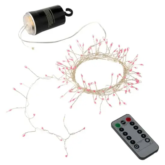 120ct. Pink LED String Lights Garland by Ashland&reg; {4}