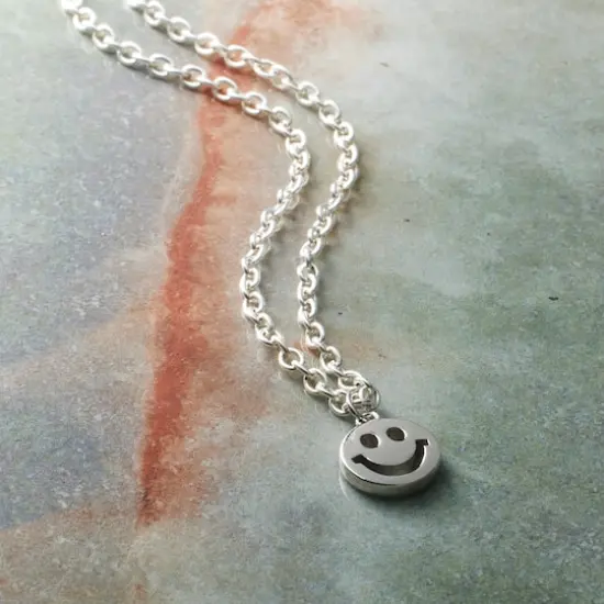 Sterling Silver Smile Icon Charm by Bead Landing&trade; {3}