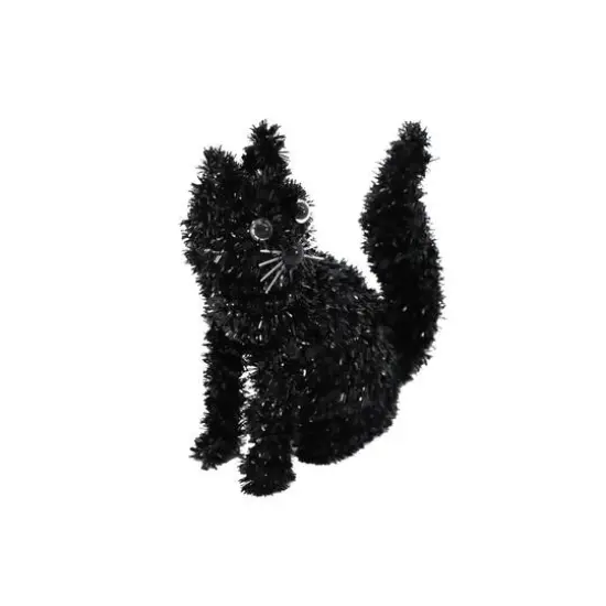 6" Black Cat Halloween Tinsel Accent by Ashland&reg;  {4}
