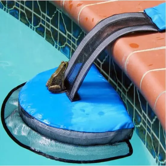 Swim Central 25.5" Blue & Black Swimming Pool Critter Saving Escape Ramp {4}