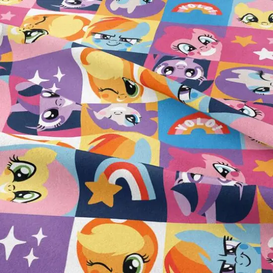 Camelot Fabrics My Little Pony Peek-A-Boo Cotton Precut Fabric Bundle {4}