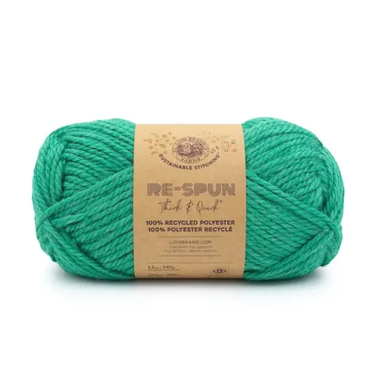 Lion Brand&reg; Re-Spun Thick & Quick&reg; Yarn Jade {1}