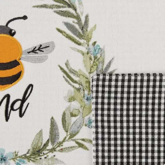DII&reg; Bee Kind Reversible Embellished Placemats, 6ct.  {5}