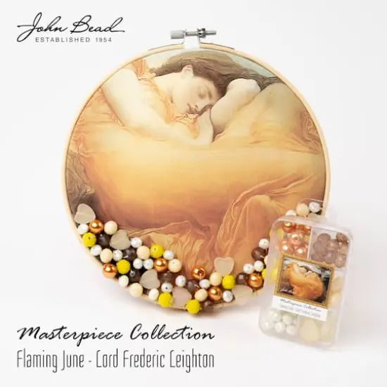John Bead Masterpiece Collection Glass Bead Box Mix Flaming June/Lord Frederic Leighton {5}