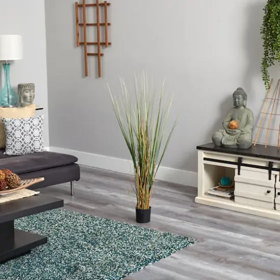 4ft. Potted Grass & Bamboo Plant {4}