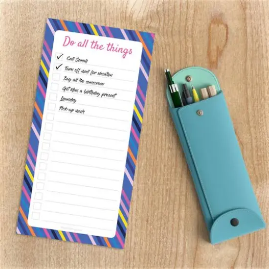 TF Publishing Bright Stripes Do All The Things Magnet List Pad {4}
