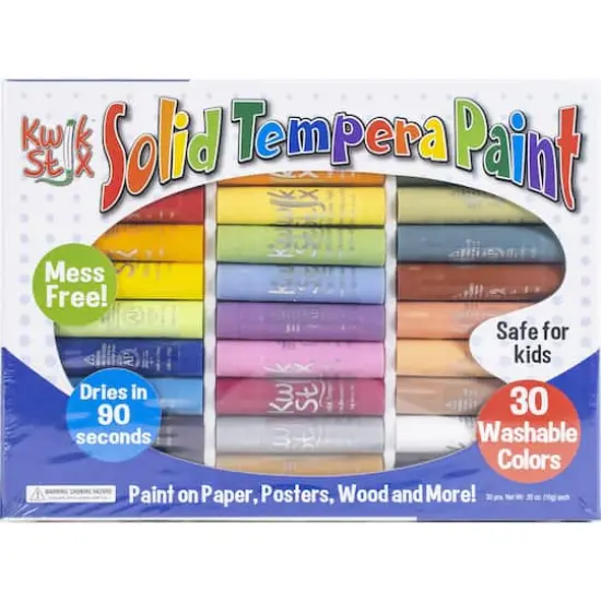 Kwik Stix&trade; 30 Color Tempera Washable Paint Set {1}