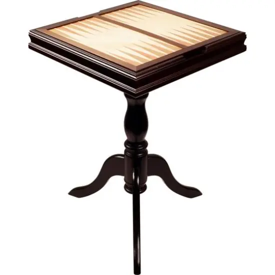 Toy Time Chess & Backgammon Pedestal End Table {5}