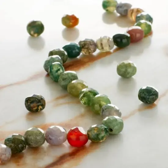 Jasper Facet Coin Beads, 6mm by Bead Landing&trade; {3}