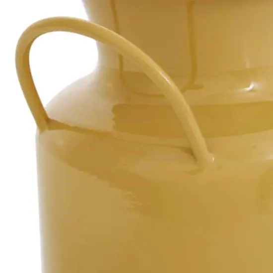 Multicolored Metal Jug Vase with Handles Set {4}