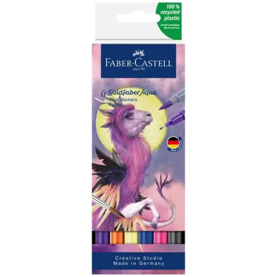 Goldfaber Fantasy Dual Ended Aqua Marker, 6ct. {1}