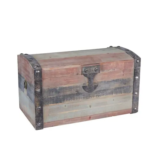Household Essentials Weathered Decorative Trunk (Small) {1}