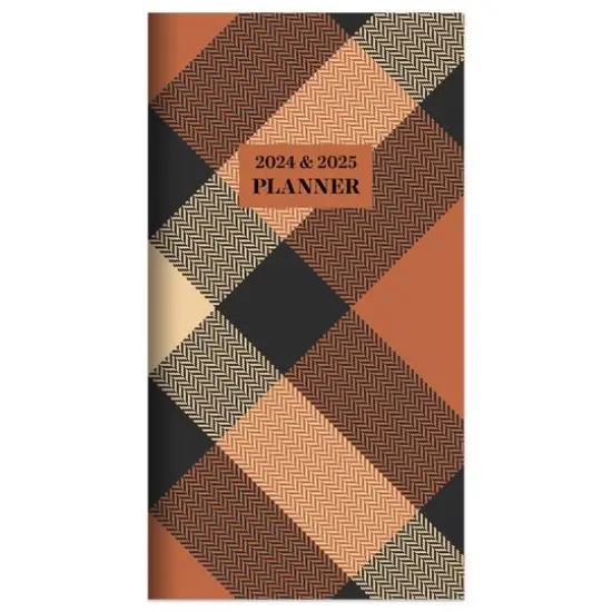 2024-2025 Scholarly Plaid Monthly Pocket Planner {1}