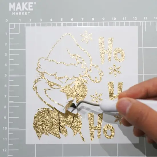 Textured Metallic Permanent Vinyl by Make Market&reg; Gold {4}