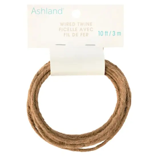 4mm Natural Wired Twine by Ashland&trade; {4}