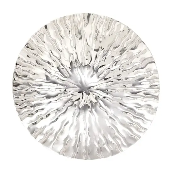 Silver Stainless Steel Glam Wall D&eacute;cor Accent Set {3}