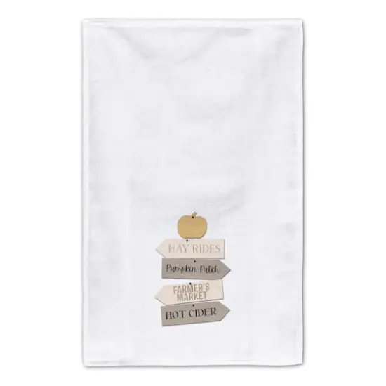 Fall Farmers Market Sign Tea Towel Set {5}