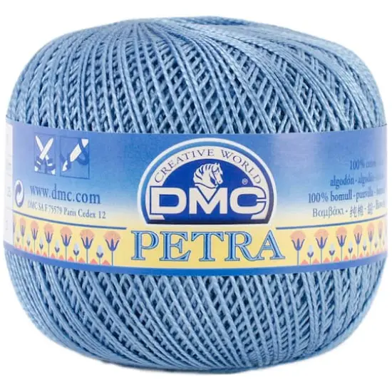 DMC&reg; Petra Size 5 Crochet Cotton Thread 5799 Blue {1}