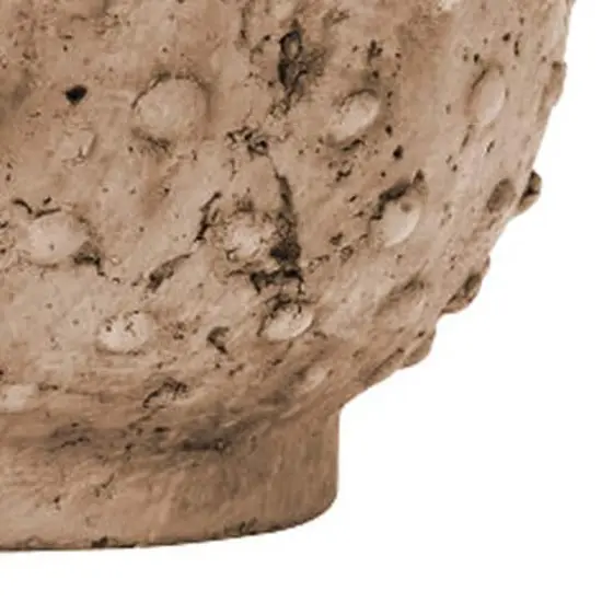 Hello Honey&reg; 7'' Distressed Finish Sandstone Hobnail Planter {16}