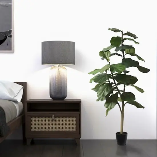 4ft. Potted Artificial Fiddle Tree {3}