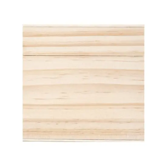 9" Wood Captop Box with Lid {5}