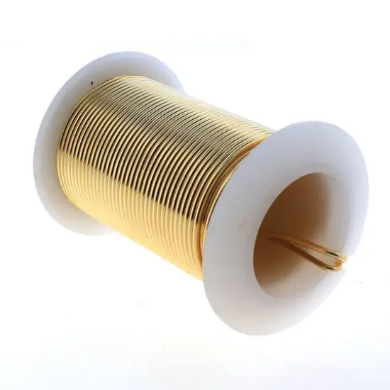 The Beadsmith&reg; Wire&trade; Elements 18 Gauge Tarnish-Resistant Wire Gold {5}