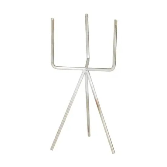 Silver Contemporary Planter, Set of 2" 5", 4" {4}