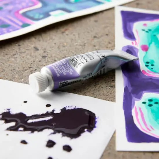 Winsor & Newton&reg; Professional Water Colour&trade; Paint, 5mL Winsor Violet (Dioxazine) {3}