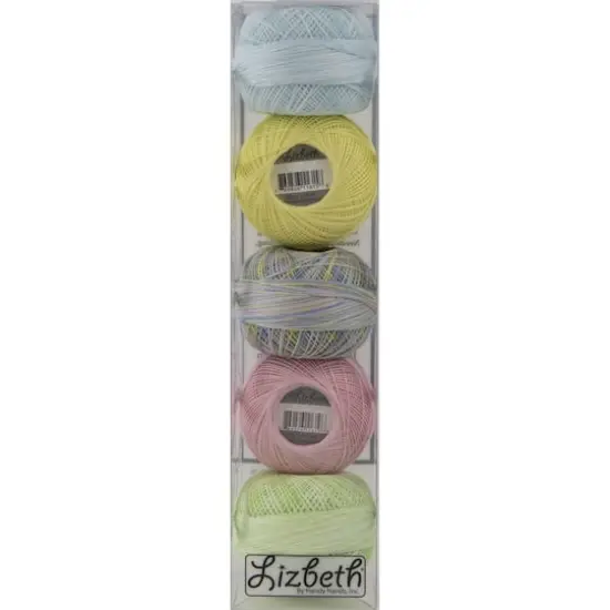 Handy Hands Lizbeth Pastel Cordonnet Cotton Thread Pack, Size 20 {1}