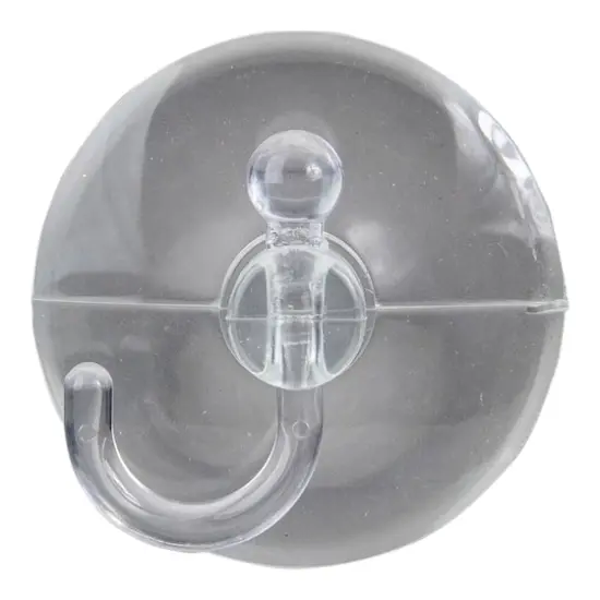 2.5" Clear Large Hanging Christmas Suction Cup Hooks, 2ct. {3}