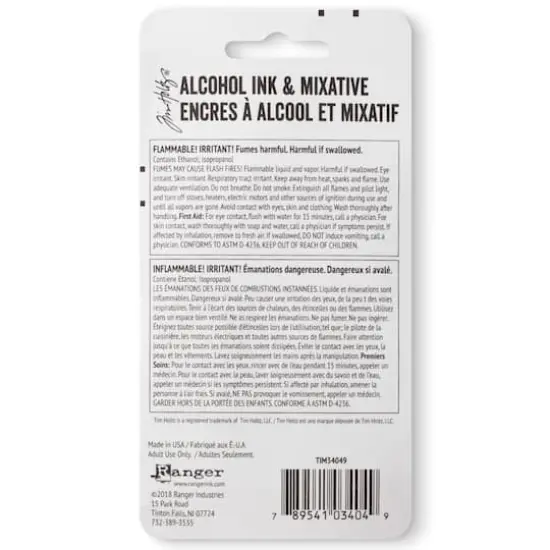 Tim Holtz&reg; Alcohol Ink Set, Black & White {8}