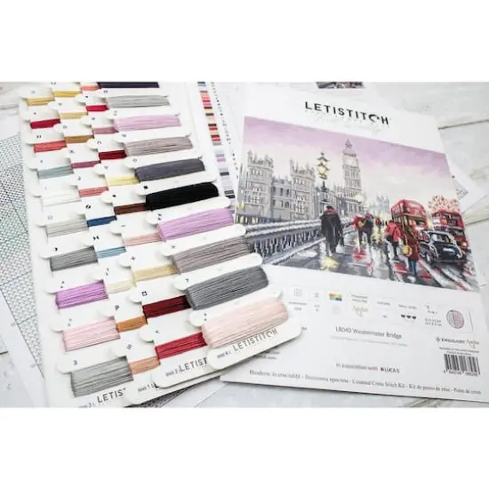 LetiStitch Westminster Bridge Counted Cross Stitch Kit {11}