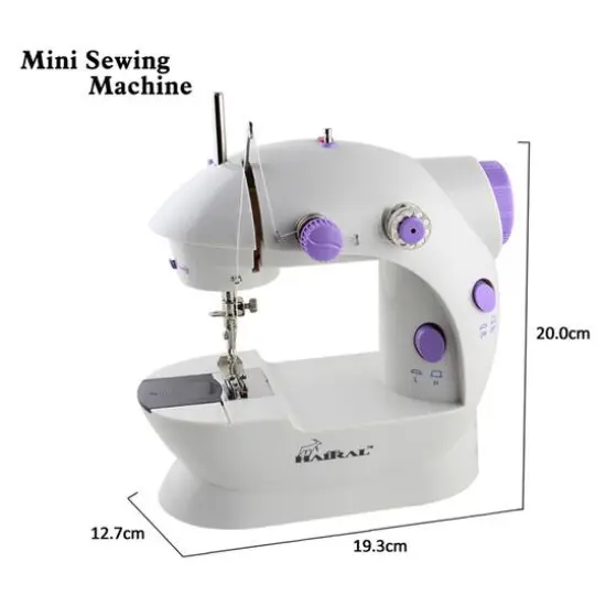 Haitral™ Lavender Flex-Speed Cordless Combo Sewing Machine with Bobbins & Sewing Thread {6}