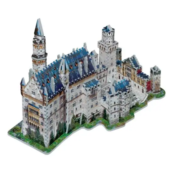 Wrebbit 3D Puzzle&trade; Neuschwanstein Castle 890 Piece Puzzle {9}