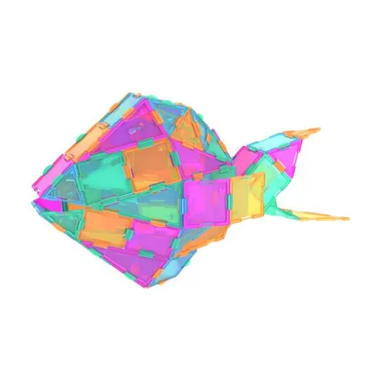 Techno Tiles - Geometric Snap & Build Tiles: Pastel Colors: 240+ Pcs {6}