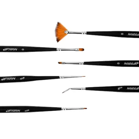 6-Piece Mixed Media Detail Brush Set by Artist's Loft&reg; {4}