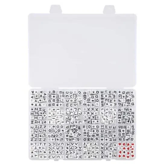 Alphabet Square Beads, 7mm by Bead Landing&trade; {3}