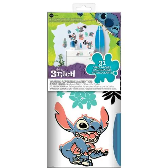 RoomMates Stitch Surf's Up Peel & Stick Wall Decals {8}
