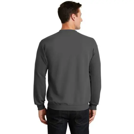 Port & Company&reg; Neutrals Core Fleece Crewneck Sweatshirt Charcoal {6}