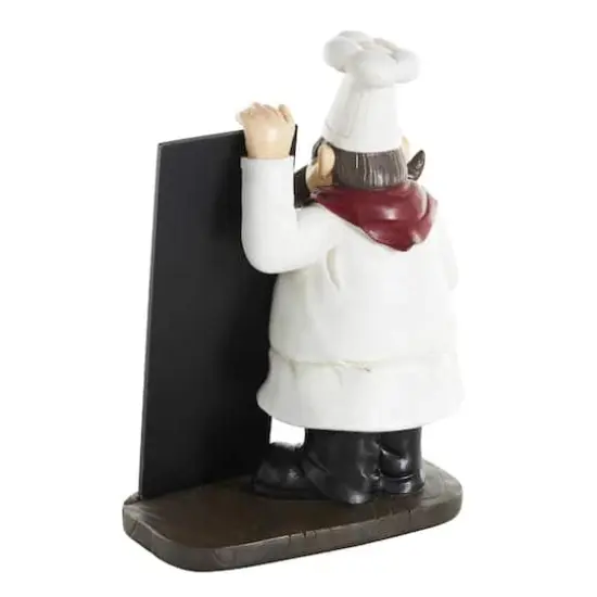 11" Chef Sculpture with Chalkboard {7}