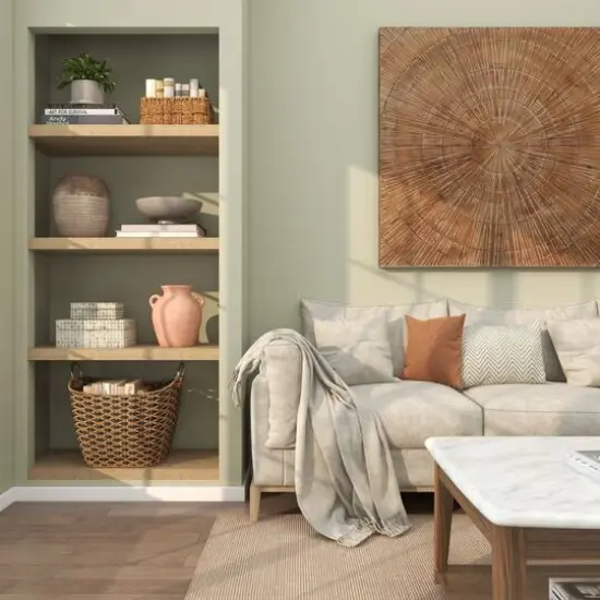 11" Orange Ceramic Terra Cotta Jug Vase with Handles {18}