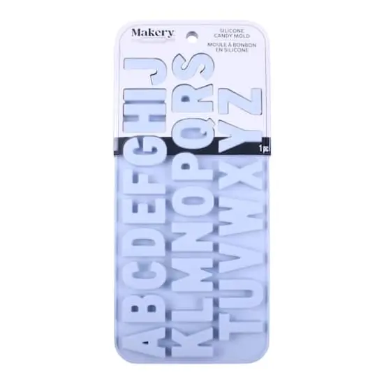 Alphabet Silicone Candy Mold by Makery&trade; {5}