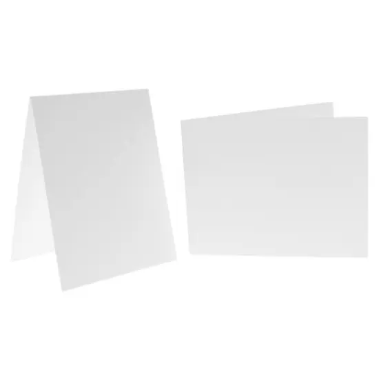 PA Paper&trade; Accents Cardmaker's Choice 5.5" x 4.25" White Heavyweight Cards, 50ct. {3}