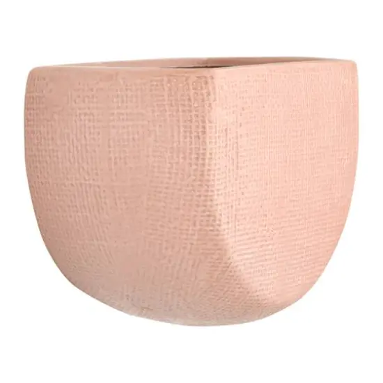 Hello Honey&reg; Stoneware Wall Planters Set Pink {7}