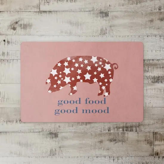 Designs Direct Good Mood Good Food Floor Mat {3}